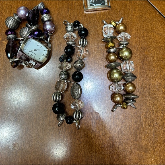 Geneva and Narmi watch faces with beaded bands - Picture 10 of 16